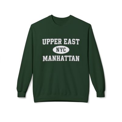 Upper East Manhattan Softstyle Fleece Crewneck Sweatshirt