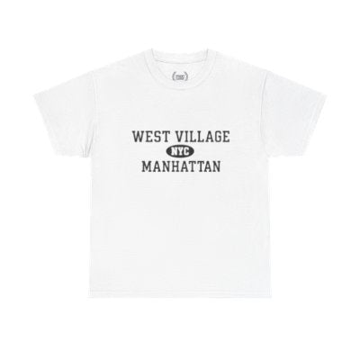 West Village Manhattan Unisex T-Shirt –Collegiate Style