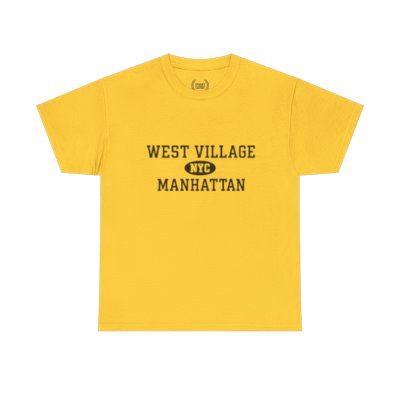 West Village Manhattan Unisex T-Shirt –Collegiate Style