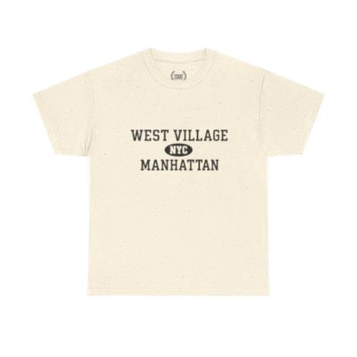 West Village Manhattan Unisex T-Shirt –Collegiate Style