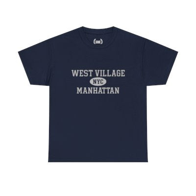West Village Manhattan Unisex T-Shirt –Collegiate Style