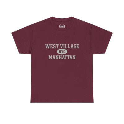 West Village Manhattan Unisex T-Shirt –Collegiate Style