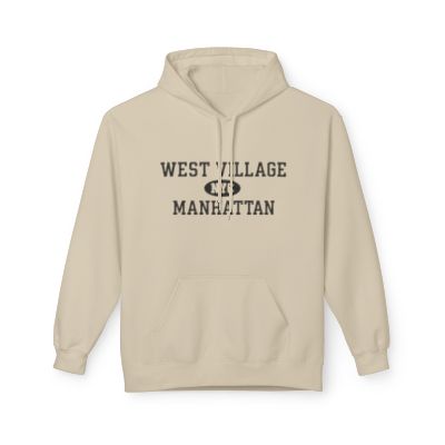 West Village NYC Unisex Hoodie Manhattan Softstyle Fleece Crewneck