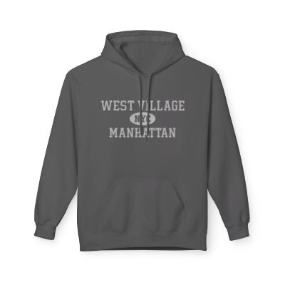 West Village NYC Unisex Hoodie Manhattan Softstyle Fleece Crewneck