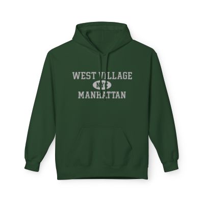 West Village NYC Unisex Hoodie Manhattan Softstyle Fleece Crewneck
