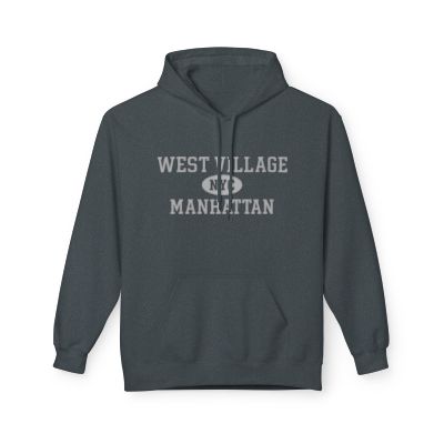 West Village NYC Unisex Hoodie Manhattan Softstyle Fleece Crewneck