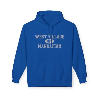 West Village NYC Unisex Hoodie Manhattan Softstyle Fleece Crewneck