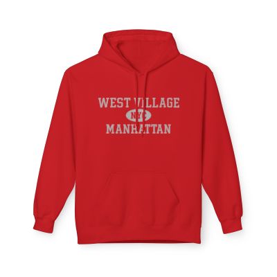 West Village NYC Unisex Hoodie Manhattan Softstyle Fleece Crewneck