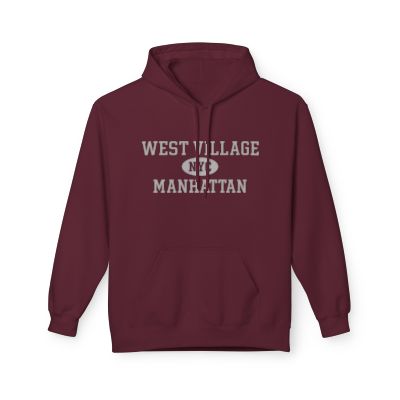 West Village NYC Unisex Hoodie Manhattan Softstyle Fleece Crewneck
