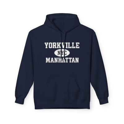 Yorkville NYC Unisex Hoodie Manhattan Softstyle Fleece Crewneck