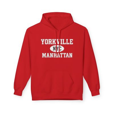 Yorkville NYC Unisex Hoodie Manhattan Softstyle Fleece Crewneck