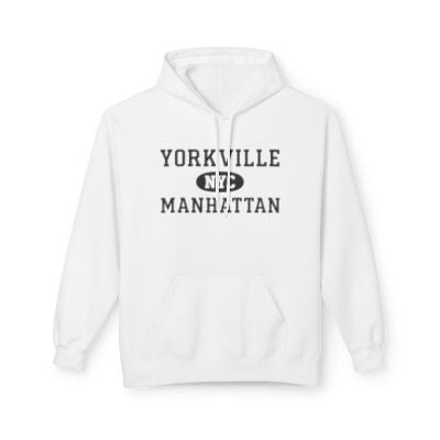 Yorkville NYC Unisex Hoodie Manhattan Softstyle Fleece Crewneck