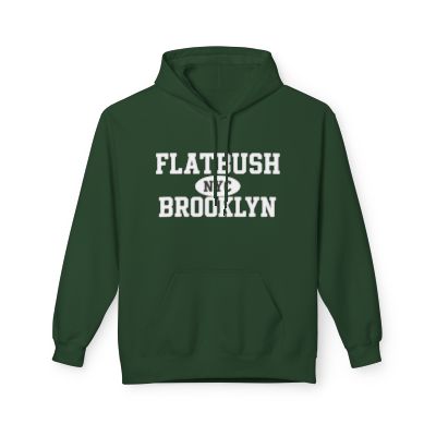 Flatbush NYC Unisex Hoodie Brooklyn Softstyle Fleece Crewneck